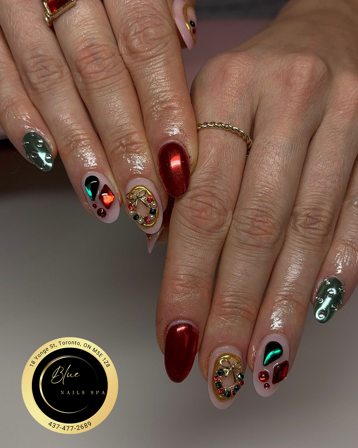 Summer Nails | Blue Nails Spa